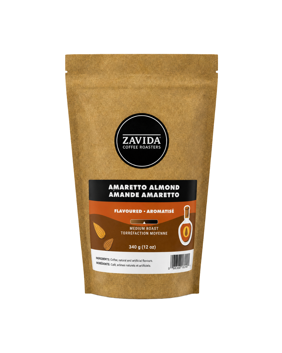 Amaretto Almond Flavoured Coffee – Medium Roast - 340g