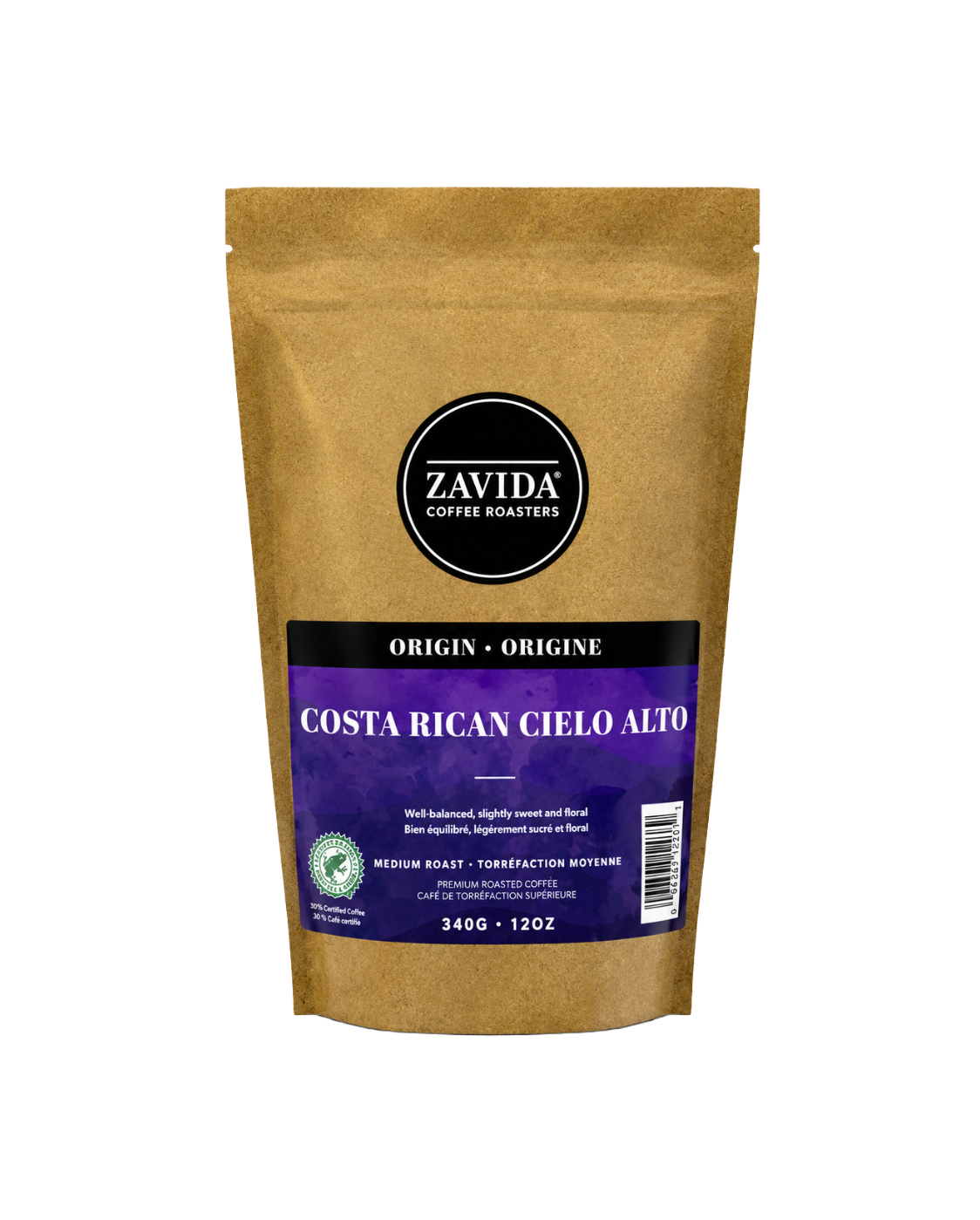 Costa Rican Cielo Alto Coffee - Whole Beans - 340g