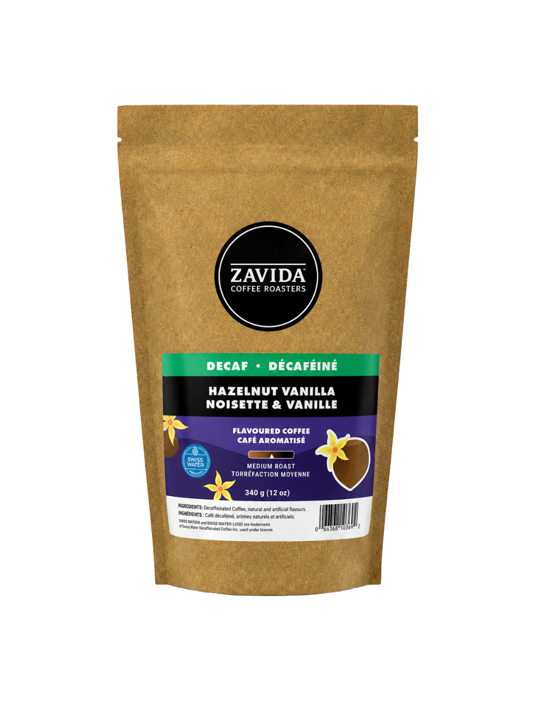 Decaf Hazelnut Vanilla Coffee