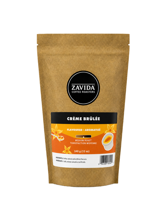 Creme Brulee coffee whole beans and  creme brulee ground coffee