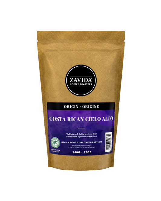 Zavida Costa Rican Cielo Alto whole bean 340g coffee in UAE Abu Dhabi Dubai Fujairah Ajman