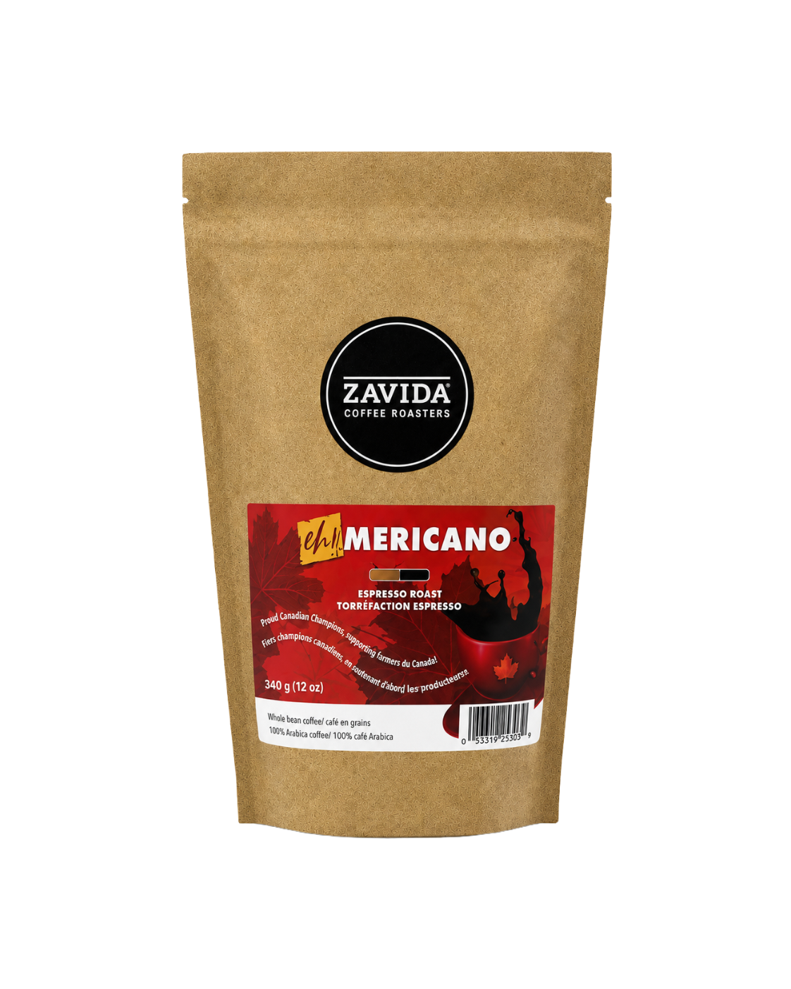 EhMericano Espresso Roast Whole Bean Coffee 340g - Buy Online in UAE