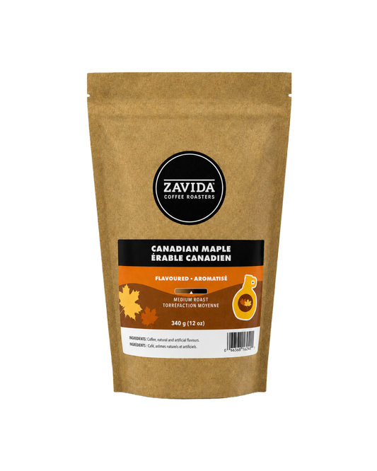 Buy Canadian Maple flavored  whole bean coffee 340 g in uae