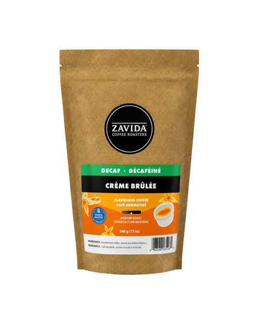 Decaf Crème Burélé Coffee 340g Zavida